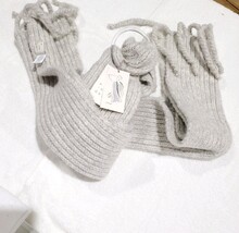 A New Day Gray Wrap/Drape Knit Scarf  image 3