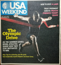 The Olympic Drive -Stephen & Sean Covey @ USA WEEKEND Las Vegas Magazine July 20 - $9.95