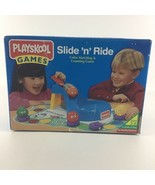 Playskool Games Slide ‘n&#39; Ride Color Matching Counting Game 1995 Vintage... - £52.12 GBP