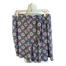 New Directions elastic waist spandex fabric belt multicolor geometric sh... - £18.44 GBP
