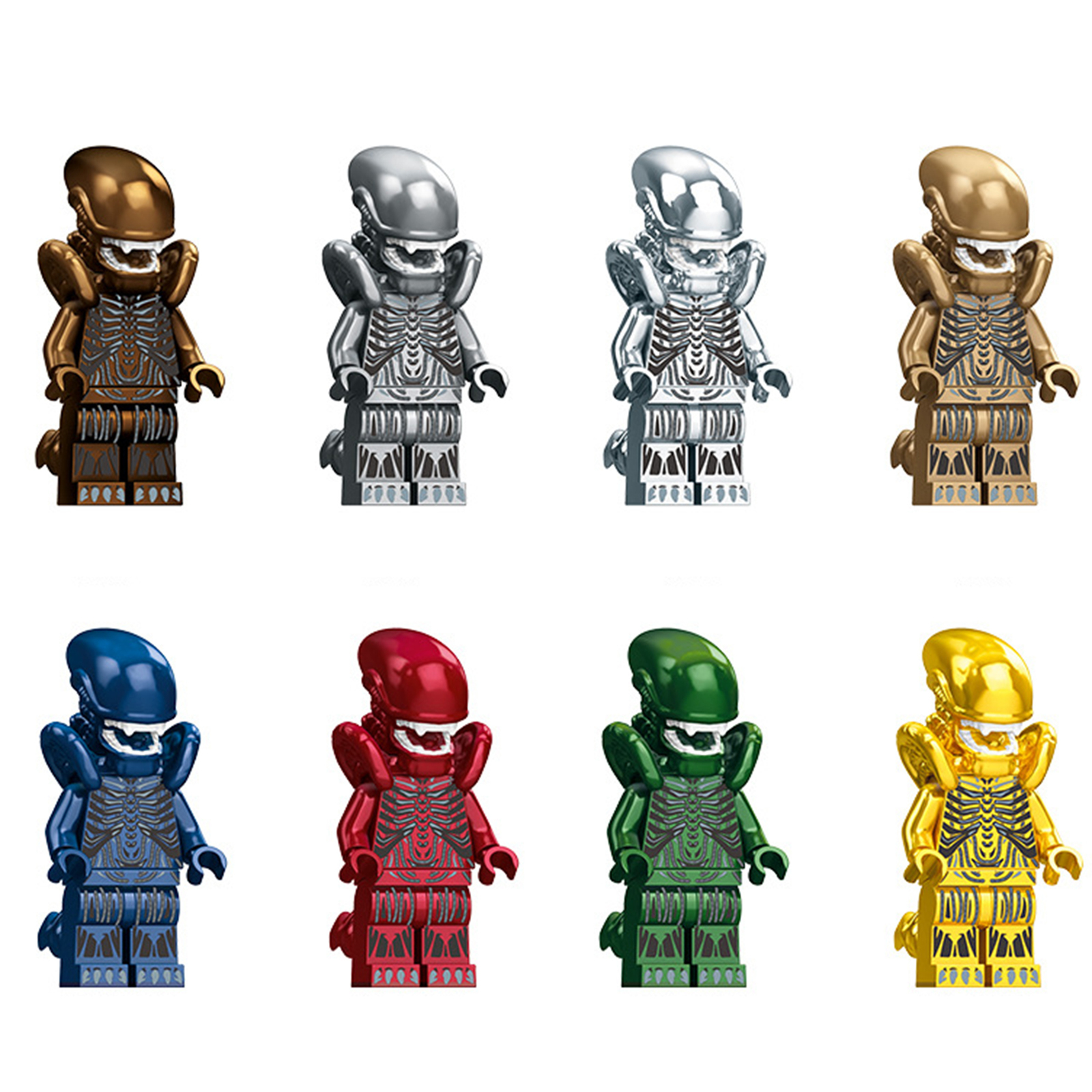 Alien Romulus Planet Alien Horrible Monster 8Pcs Lego Compatible Minifigure Toys