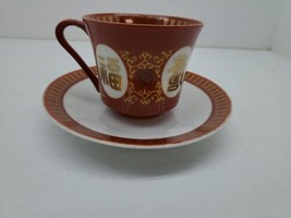 Taiwan Tea Cup And Saucer Set Espresso Small - $6.00