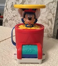 Disney Mickey Mouse Roll &amp; Pop Up Musical Drum Toy - 66860, Hard to Find - £21.75 GBP