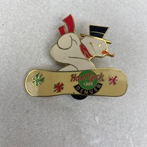 Vintage Hard Rock Café Lapel/Hat Pin Pinback Denver Snowman on a Snowboard - £6.83 GBP