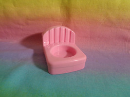 2008 Fisher Price Little People Pink Dollhouse Replacement Chair Furniture Part - £1.96 GBP