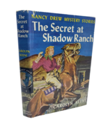 The Secret at Shadow Ranch 1933 Nancy Drew Book Hardcover w/ Dust Jacket... - £149.28 GBP