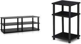 Furinno Turn-S-Tube No Tools 3-Tier Entertainment Tv Stands,, Pack. - £60.88 GBP