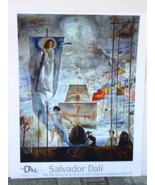 SALVADOR DALI, &#39;THE DISCOVERY OF AMERICA,1958-59&#39; AUTHENTIC 2011 POSTER ... - €67,63 EUR