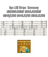 8pc LED Strips Samsung UN50M5300AF UN50J5000AFU N49j5200 UN49J5290 UN5OJ... - $39.50 CAD