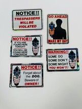 1980&#39;s Retro NOTICE WARNING Vending Machine Holographic Prism Sticker NO... - $19.99