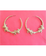 Alligator kissing big silver hoop earrings - €11,89 EUR