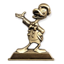 Donald Duck Disney Pin: Bronze Welcome Statue - $19.90