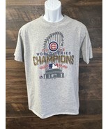 Delta CHICAGO CUBS Mens T-Shirt 2016 World Series Champs  MLB Baseball L... - $341.45 MXN