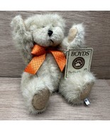 Boyds Bear Bea Better Orange Ribbon Bear NWT 8” - $280.10 MXN