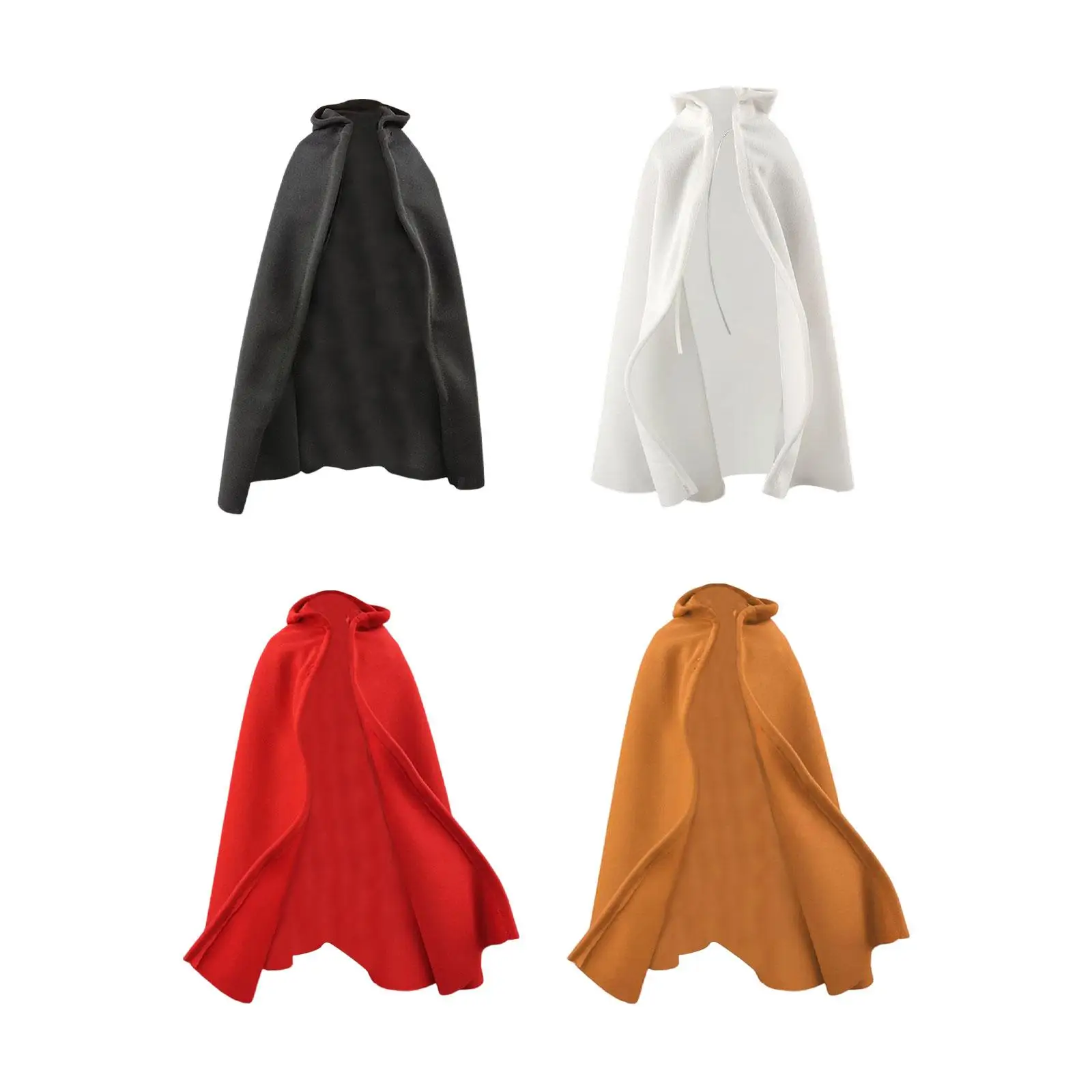 1/6 Scale Hoodie Cloak Casual Retro Stylish Solid Color Soldier Costume Full - £12.77 GBP+