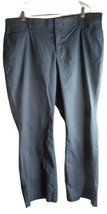 Dockers Size 24 W M Black wide leg Trouser cotton pants - $446.21 MXN