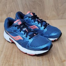 Saucony Womens Sneakers Sz 7.5 M Oasis 2 Running Shoes Blue Orange S15209-11 - £23.02 GBP
