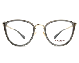 Coach Brille Rahmen HC5146 9417 Glänzend Helles Gold / Transparent Grau ... - $99.87