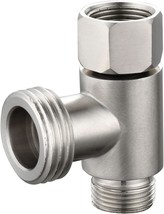 Bidet T Adapter, Biveah Stainless Steel Angle Stop Add-A-Tee Valve, Kts0... - £25.94 GBP