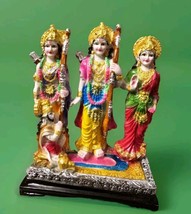 Ramdarbar Statue Lord Ram Family Idols Hindu God Ram, Sita, Laxaman &amp; Ha... - $869.27 MXN