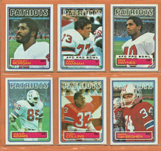 1983 Topps New England Patriots Team Lot John Hannah Tony Collins Stanley Morgan - £1.97 GBP