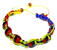 Hecho a Mano Pulsera Hecho Por Nativo Artesanos Colombia Ecuador Venezuela - $25.42