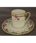 Vintage Demitasse Cup and Saucer Japan Hand Painted - $3.96