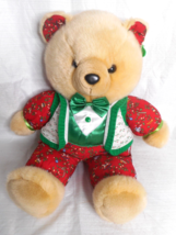 1991 Kmart 22” Christmas Stuffed Teddy Bear Plush Soft Christmas Toys/Candy Cane - $29.99