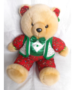 1991 KMART 22” CHRISTMAS Stuffed TEDDY BEAR PLUSH Soft Christmas Toys/Ca... - $29.99