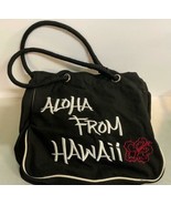 Aloha From Hawaii Black Cloth Tote Bag Pre-Owned - $280.89 MXN