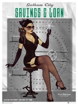 Ant Lucia SIGNED DC Bombshells Batman Art Pinup Girl Poster Print ~ Catwoman - $49.49