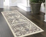 Distressed Tapestry Vintage Non Slip Runner Rug For Hallway Entry, Maple... - $44.94