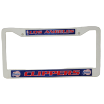 Los Angeles Clippers NBA Licence Plate Frame White Plastic - $15.83