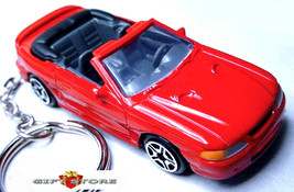 Rare Key Chain Red 95~96~97~98 Ford Mustang Gt Convertible New Limited Edition - £27.63 GBP