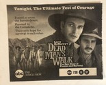 Dead Man’s Walk Tv Movie Print Ad Vintage David Arquette TPA5 - $5.93