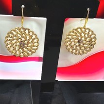 Filigree Mandala Flower Like Laser Cut Round Shaped Center Acrylic Bead Fashion - £6.24 GBP