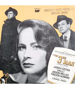 1949 The 3rd Man Theme Film Noir Sheet Music Orson Welles Joe Cotten DWQQ15 - $29.99