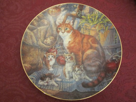 SURPRISE IN THE CELLAR Orange Tabby Cat Collector Plate LOWELL DAVIS Sch... - £39.16 GBP