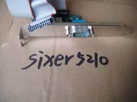 Dell Serial RS232 COM DB9 Card W/Cable Y9003 F3636 0G504C 0Y73TJ G504C Y... - $62.12 MXN