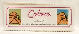 Colora 6 1/2&quot; X 2 1/2&quot; EPILATION STRIPS All Cotton Muslin Hair Remover 1... - $277.13 MXN