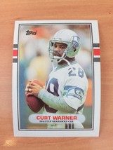 1989 Topps #186 Curt Warner - Seattle Seahawks - NFL - Fresh pull - £1.42 GBP