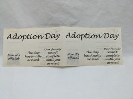 Vintage 2002 Adoption Day Elegant Scrapbooks Stickers - £7.77 GBP