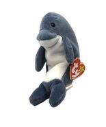 TY Beanie Babies Waves the Dolphin 7 inch DOB 12/8/1996 - $7.95