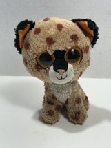 Ty Beanie Buckwheat Lynx Stuffed Animal Plush Glitter Eyes  No Hang Tag ... - $12.73