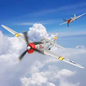 VolantexRC Mini P-47 Warbird EPP 400mm Wingspan 2.4G 4CH 6-Axis Gyro One... - $140.13