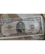 $5 Dollar Bill shrunk to 1.75&quot; x .75&quot; - $16.80