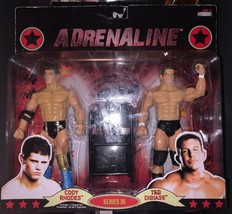 2009 Jakks Wwe Adrenaline 35 Cody Rhodes Ted Di Biase 2 Pack Rare Moc Ecw Wwf - £57.99 GBP