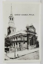RPPC Christ Church Philadelphia PA Postcard N15 - £6.25 GBP