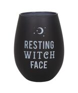 Resting Witch Face Stemless Wine Glass - $14.99