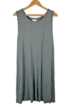 Maurices 24/7 1 1X Tunic Knit Stretch Dress Green Gray Casual Everyday W... - $37.18